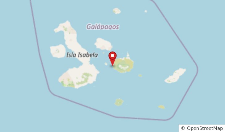 Mapa: Wyspy Galapagos